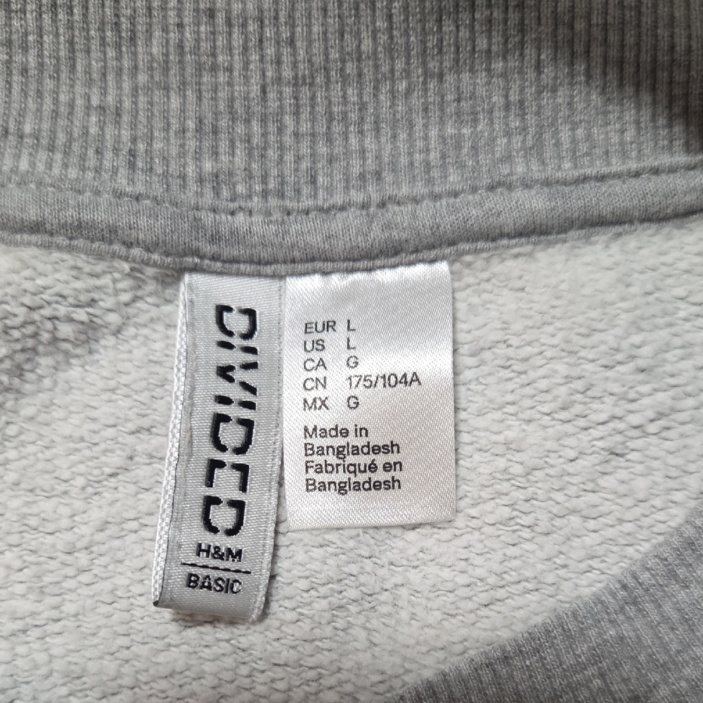 Gray Zip-Up Sweatshirt - Picture 4 of 4